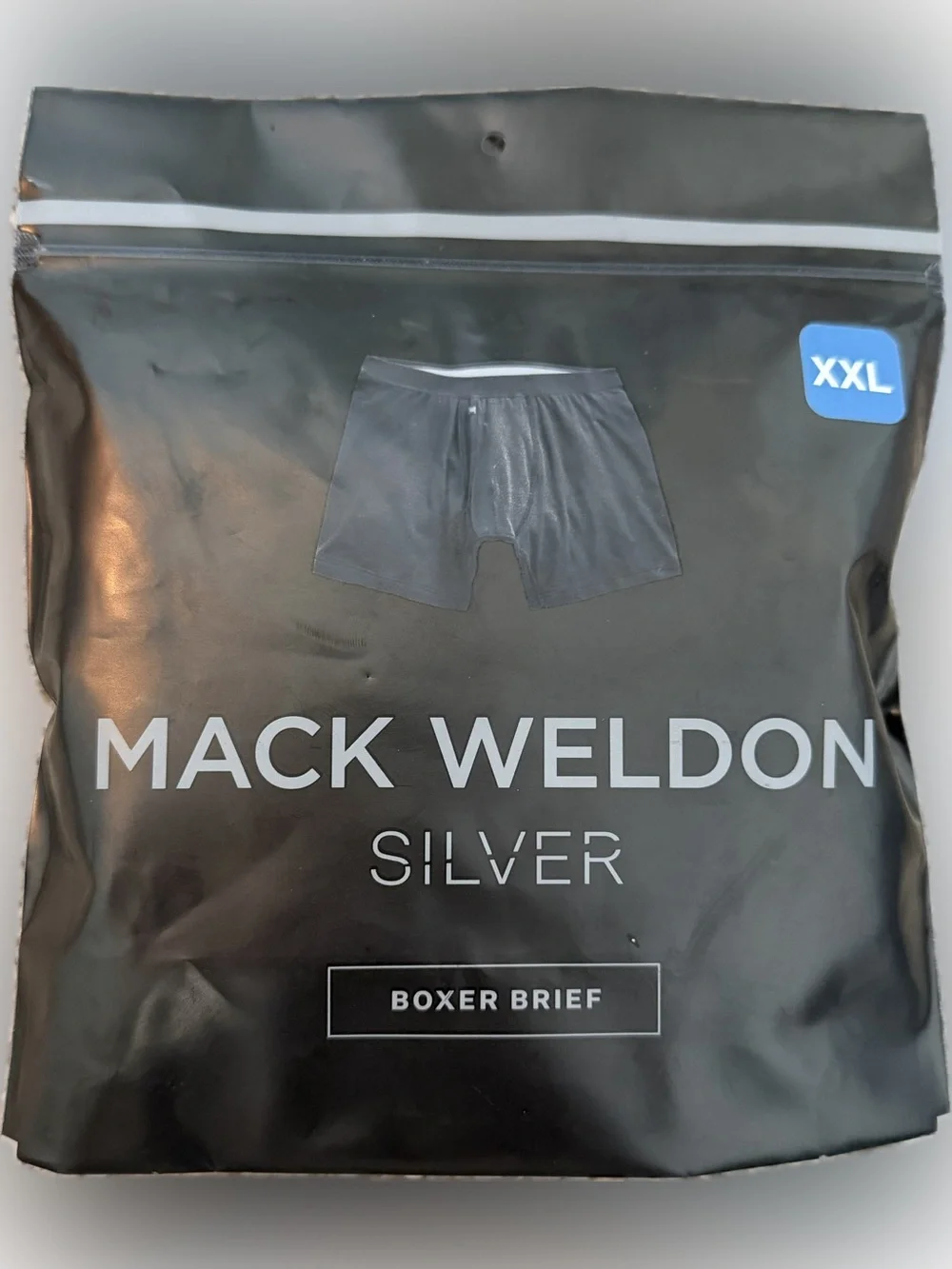 Mack Weldon Silver Boxer Brief - Blue Heaven (XXL)